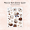 Planner Girl Sticker Sheets Collections | Sunglasses, Book, Scarf, Purse, ,Sweater, Leaves