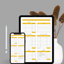 Minimalist Monthly Budget Planner | Income, Fixed Expenses, Debts, Summary, Variable Expenses