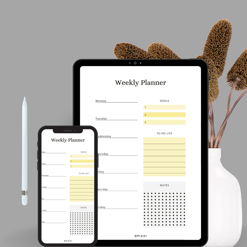 Minimalist Weekly Planner
