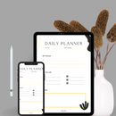 Pink Organic Floral Daily Planner