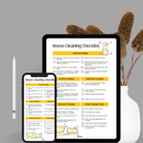 Minimalist House Cleaning Checklist | General Cleaning Checklist