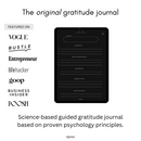 Minimalist Daily Gratitude Journal, Reflection & Manifestation Journal for Mindfulness, Undated Daily Journal, Digital Notebook