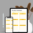 Weekly Schedule Planner Print Out