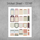 Note Tag Sticker Sheets Collections