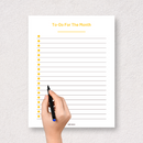 Minimalist Monthly To Do List Planner | To Do For The Month