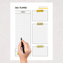 Colorful Bold Daily Schedule Planner