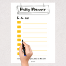 Purple Simple Daily Planner