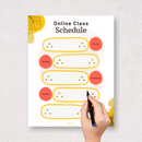 Aesthetic School Schedule Free Planner | Monday To Friday
