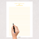 Minimalist Notes Page Planner | Special Notes