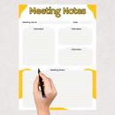 Abstract Meeting Notes | Attendees, Meeting time, Meeting Notes
