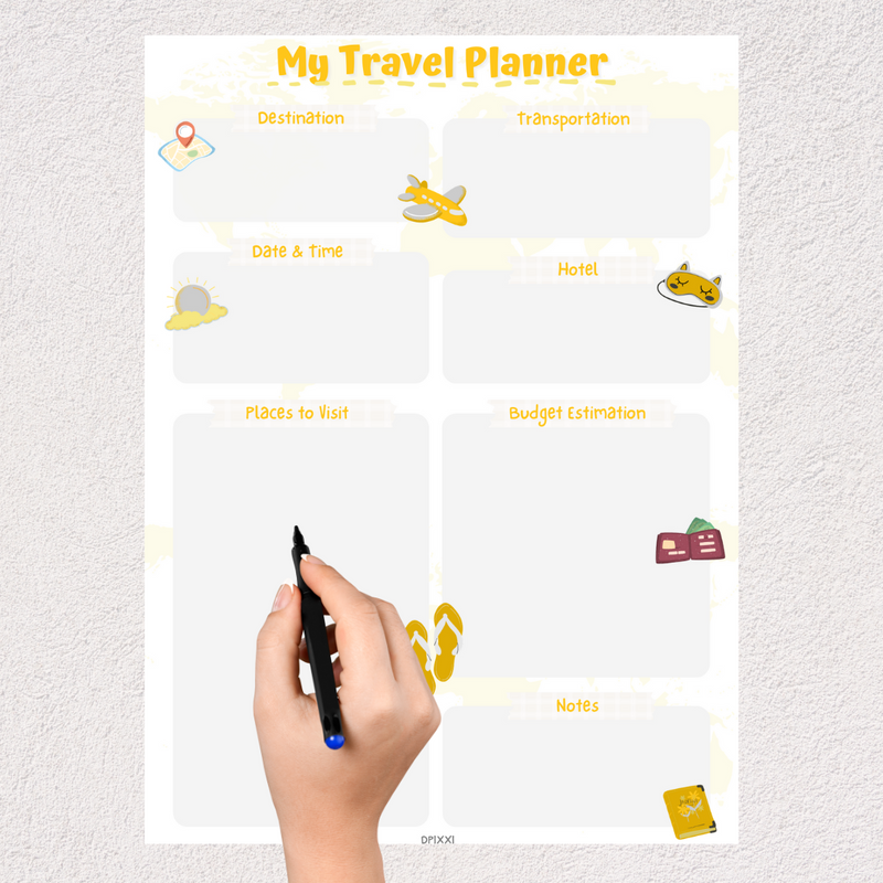 Travel Itinerary Planner | Destination, Trasportation, Hotel, Budget Estimation