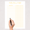 Monthly Cleaning Checklist Planner | Monthly Cleaning Checklist