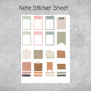 Note Planner Girl Sticker Sheets Collections | To Do, Note
