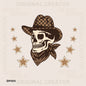 Happy Cowboy Skeleton Checker Hat Scraf Star