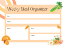 Weekly Meal Organizer | Day, Week, Menu, Pros, Cons