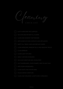 Minimalist Cleaning Checklist | General Cleaning Checklist
