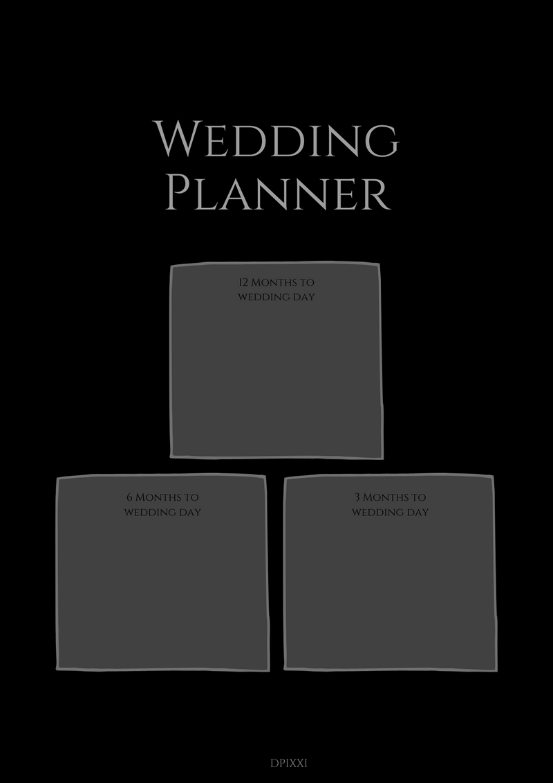 Wedding Planner | 12 Months to go Wedding Day