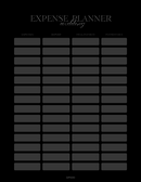 -Minimalist Wedding Expense Planner | Expenses, Deposit, Final Payment, Payment Due