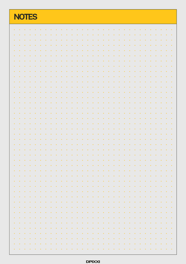 Simple Dotted Grid Notes Document