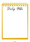 Cute Daily Notes Planner