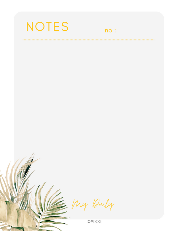 Simple Notes Journal