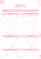 Cream Abstract Monthly Budget Planner | Income, Expenses, Saving Goal, Dest, Other Funds, Notes