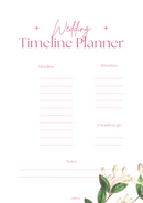 Wedding Timeline Planner | Priorities, 1 Month to go