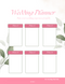 Modern Floral Wedding Planner | Plan 1, Plan 2, Plan 3, Plan 3, Plan 4, Plan 5, Plan 6