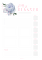 Wedding Note Planner | Monday To Sunday