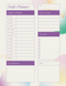 Modern Gradient Daily Weekly Monthly Planner