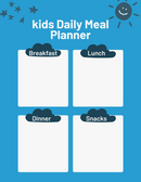 Playful Kids Daily Meals Menu | Breakfast, Lunch, Dinner, Snacks