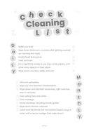 Gradient Cleaning Checklist Planner | Daily Cleaning  Planner
