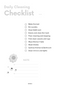 Simple and Illustrated Cleaning Checklist | Household Task Checklist