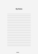 Cute Monster Notes Planner