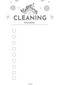 Minimalist Cleaning Checklist | Checklist Planner