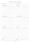 Minimalist Simple Travel Budget Planner | Transportation, Activities, Accomodation, Pre-trip Expenses, Food & Drinks, Other