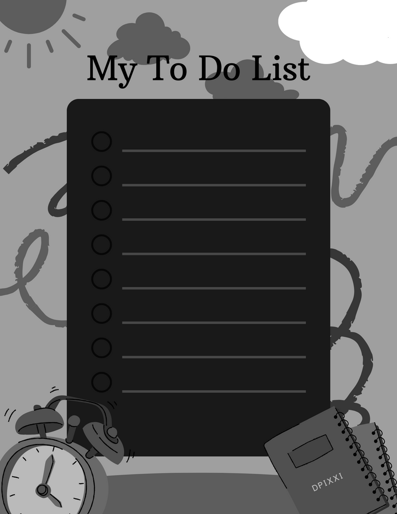 Creative My To Do List Planner | My To Do List