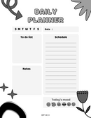 Retro Style Daily Planner