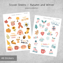 Sticker Sheets Autumn Winter Collections