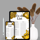 Illustrated Retro To-do List Schedule | Goal's Today, To Do, Notes