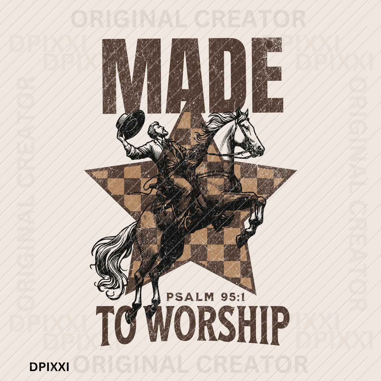 Made to Worship Cowboy Psalm 95:1