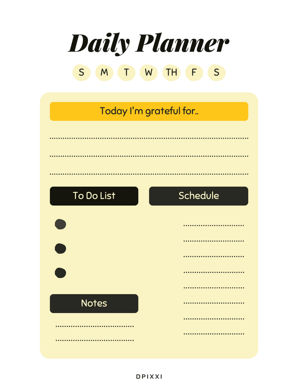 Purple Daily Weekly Monthly Planner