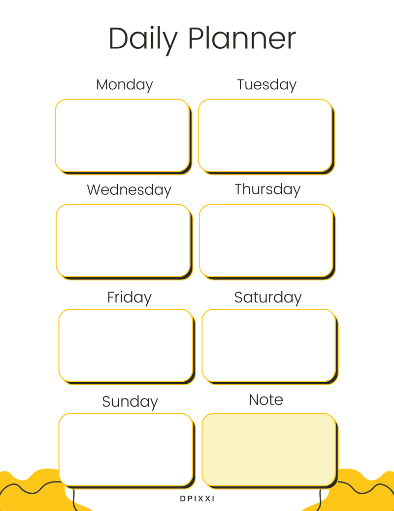 Simple Daily Planner