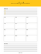 Minimal and Elegant Annual Fitness Planner | Yearly