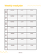 Simple Weekly Menu Meal Planner | Sunday To Monday, Breakfast, Lunch, Dinner