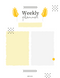 Colorful Simple Weekly Planner