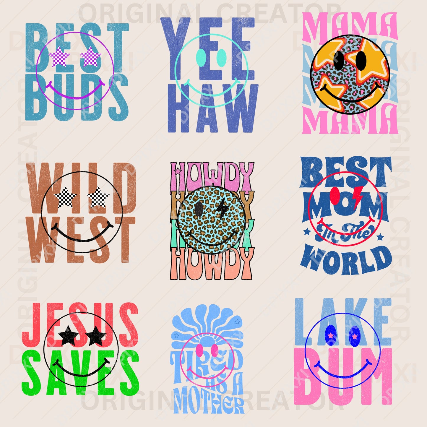 56 Happy Face Positivity Bundle