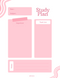 Abstract Illustration Study Planner | Date, Subject, Important, Task List, Notes