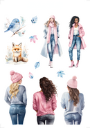 Sticker Sheets Winter Plannergirl Collections