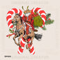 Checker Red Candy Cane Cowboy Santa Clause Horse